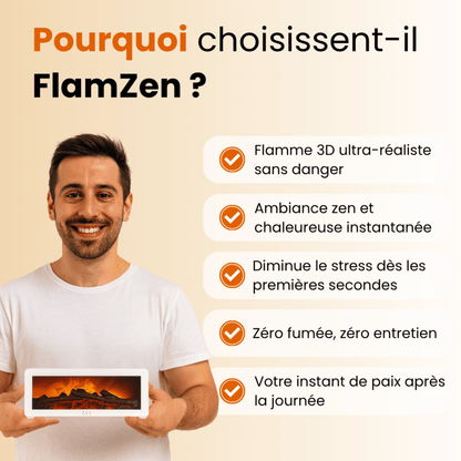 FlamZen - Diffuseur & Humidificateur Cheminée