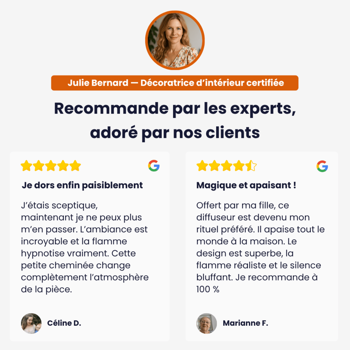 FlamZen - Diffuseur & Humidificateur Cheminée